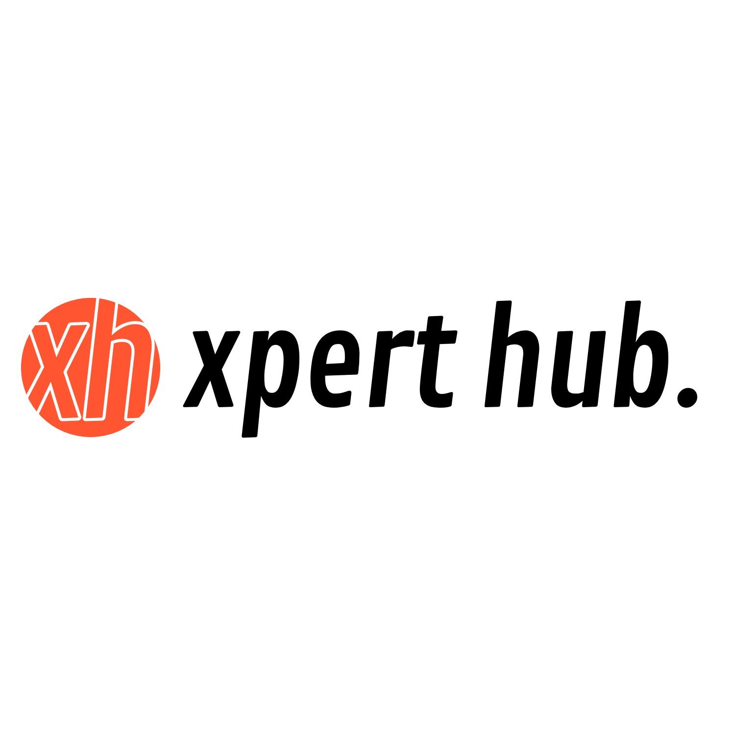 xpert hub. Logo erstellt von Rotland Marketing
